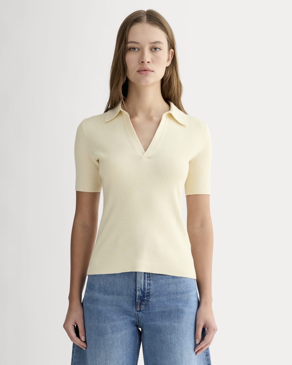 The Knit Polo | Birch