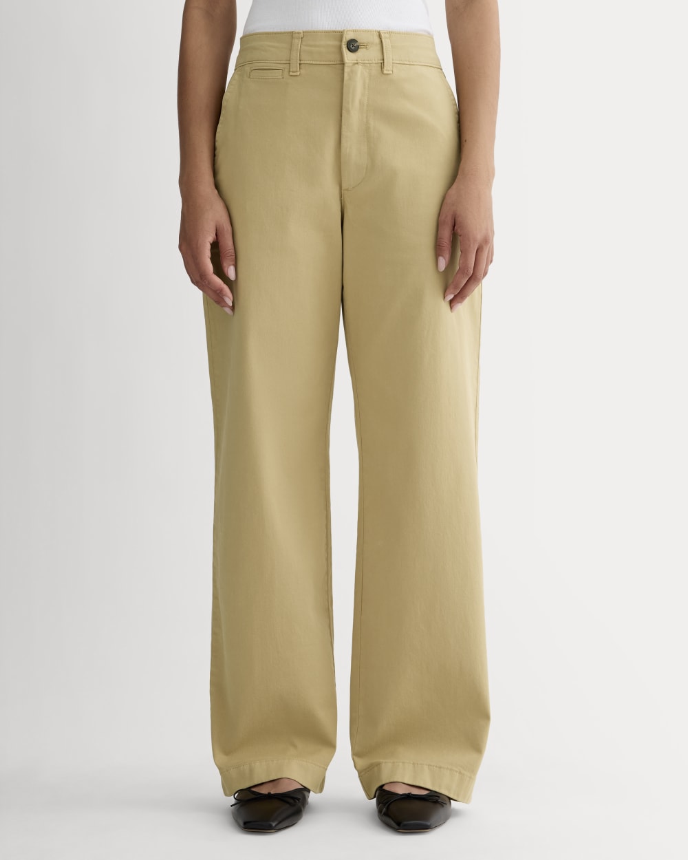 The Wide-Leg Chino | Classic Khaki