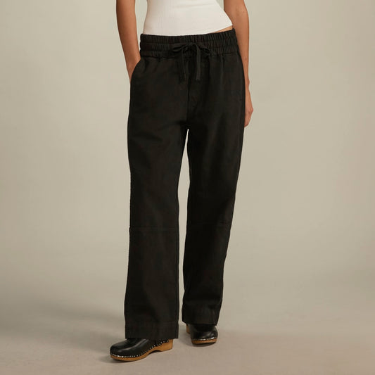 The Canvas Organic Cotton Pull-On Pant | Black