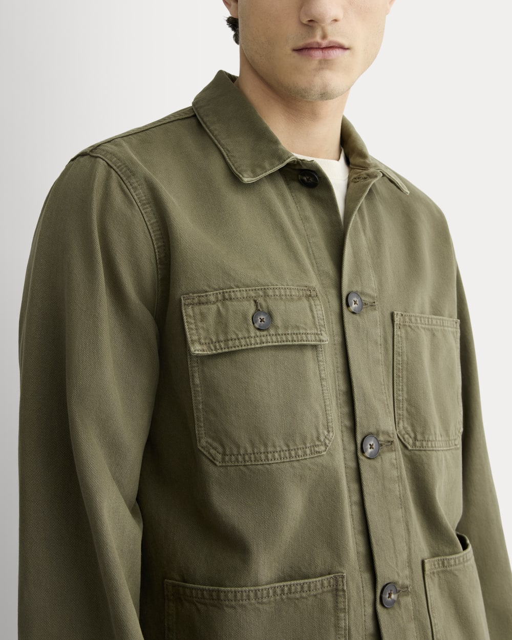 The Denim Utility Jacket | Garment-Dyed Kalamata