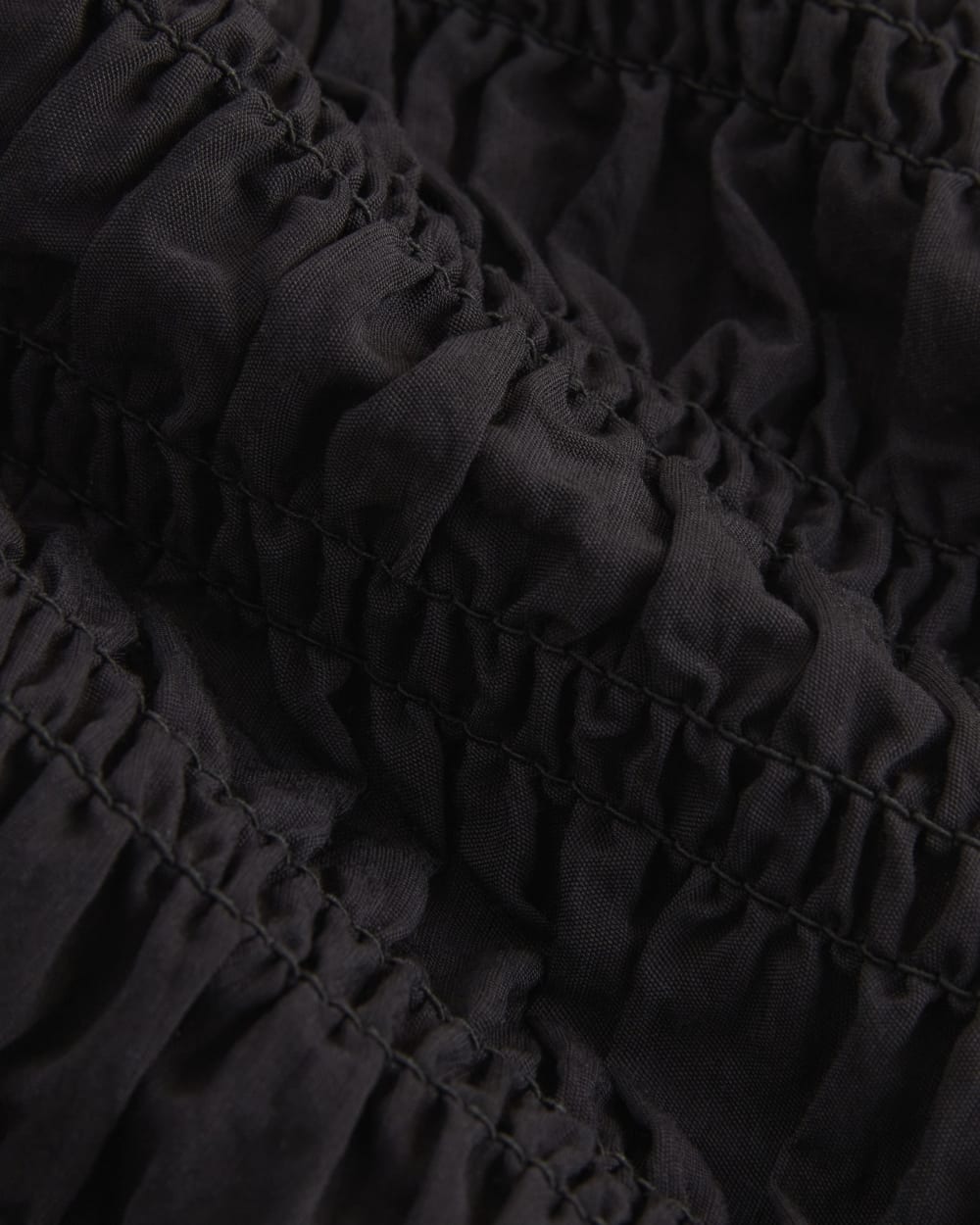 The Smocked Tank | Black