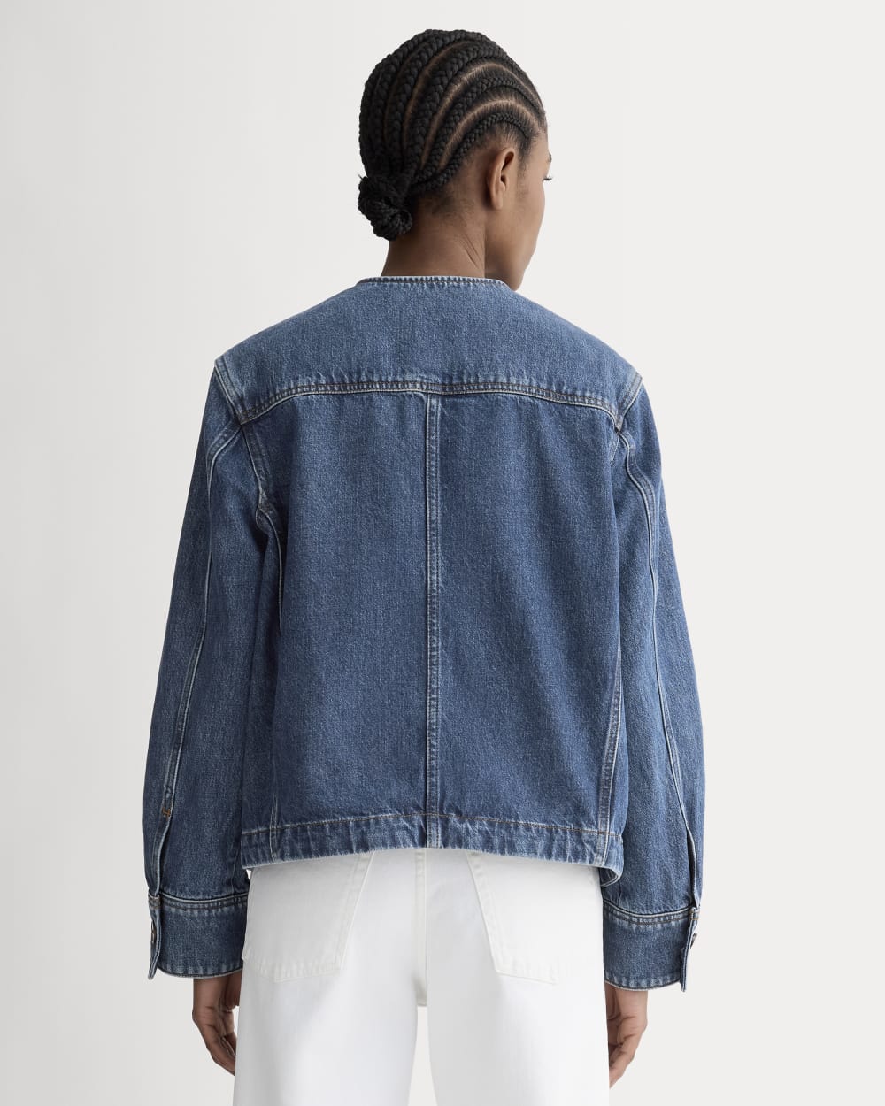 The Denim Barrel Jacket | Deep Atlantic