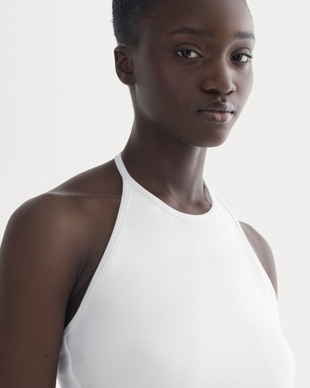 The Form Halter Top | White