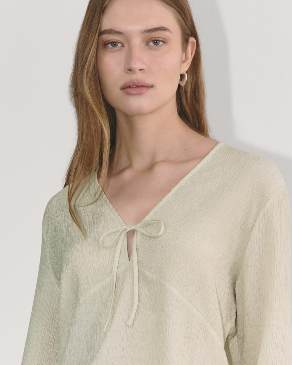 The Crinkle Long-Sleeve | Sandshell