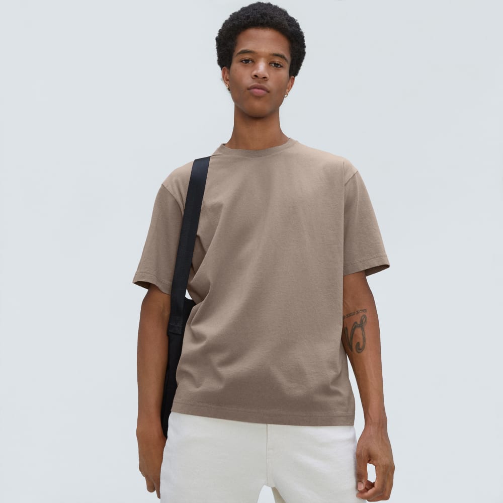 The Premium-Weight Relaxed Crew | Uniform | Taupe Grey
