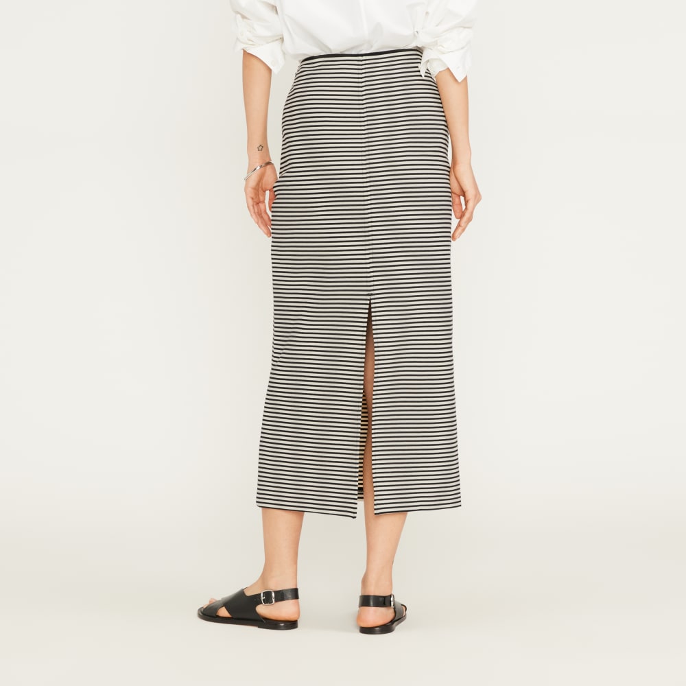 The Dream Maxi Skirt | Parchment / Black