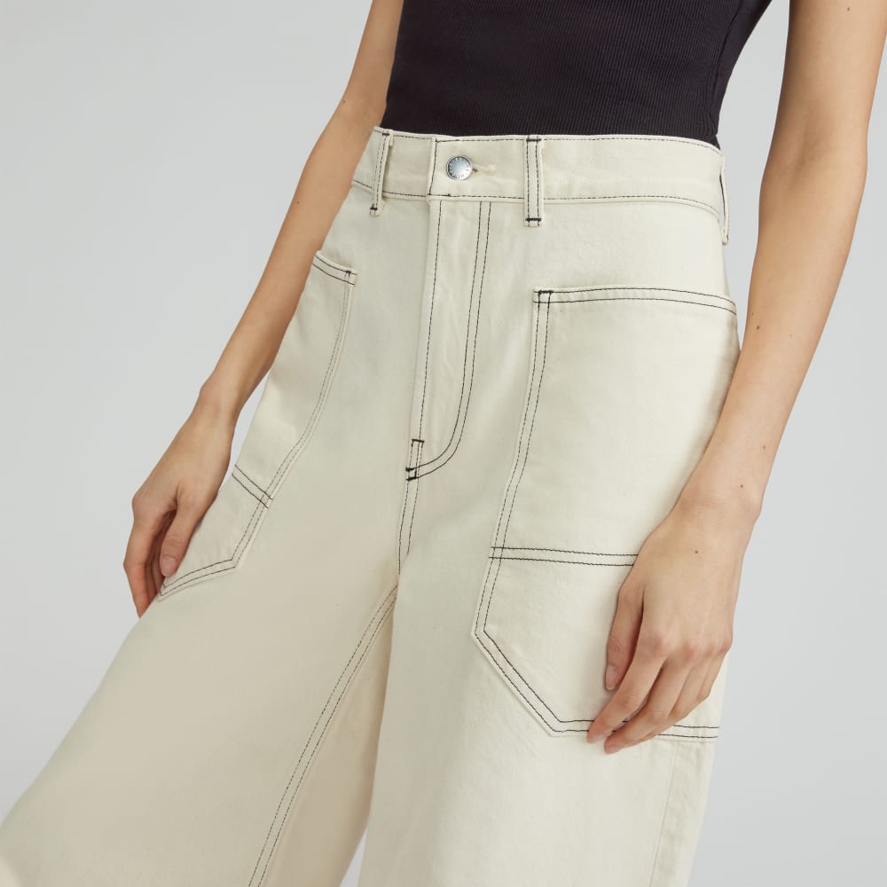 The Way-High® Gardener Cropped Jean | Ecru