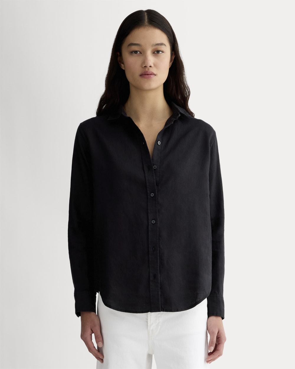 The Must-Have Shirt in Linen | Black
