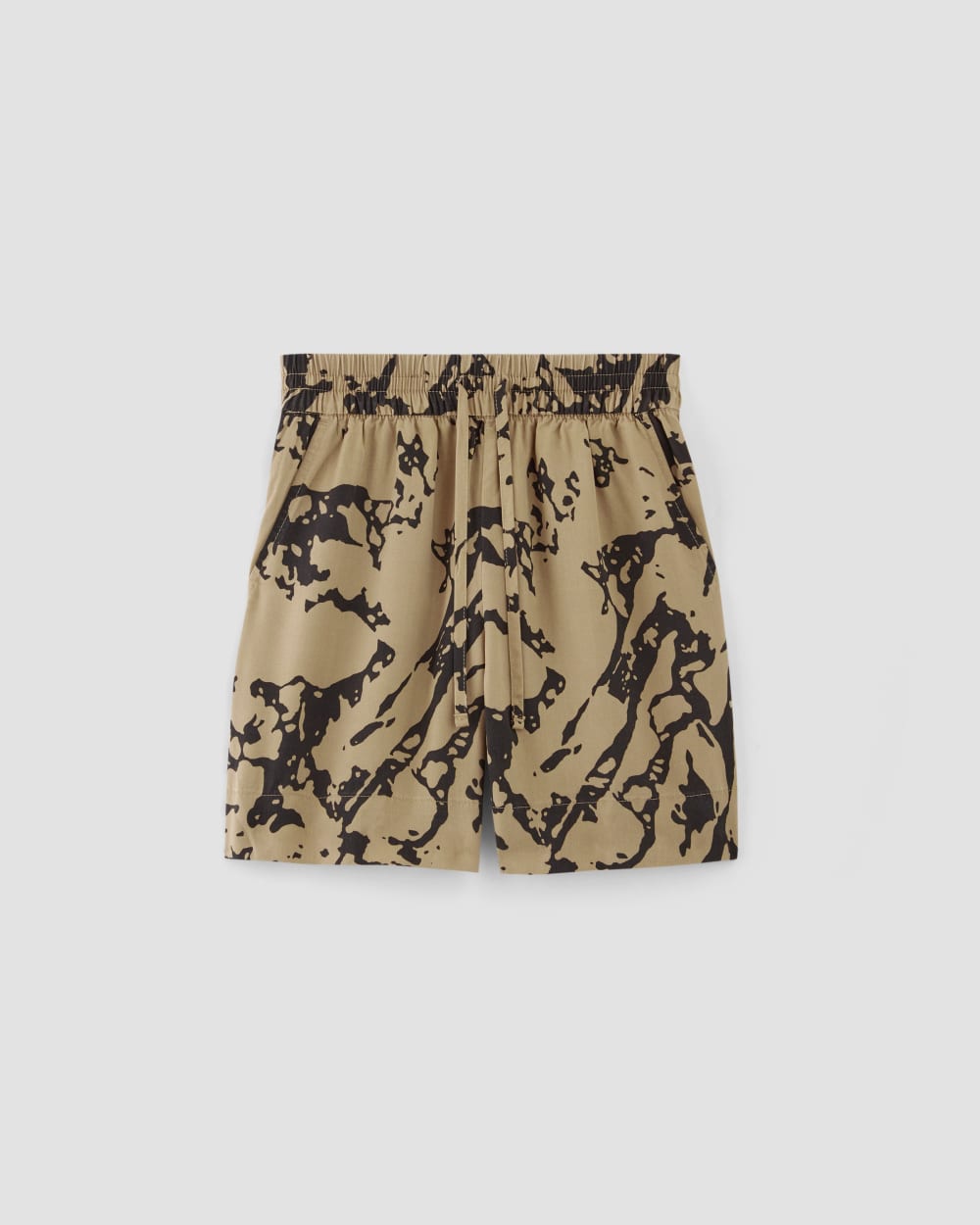 The Vacation Short | Black / Cornstalk Abstract