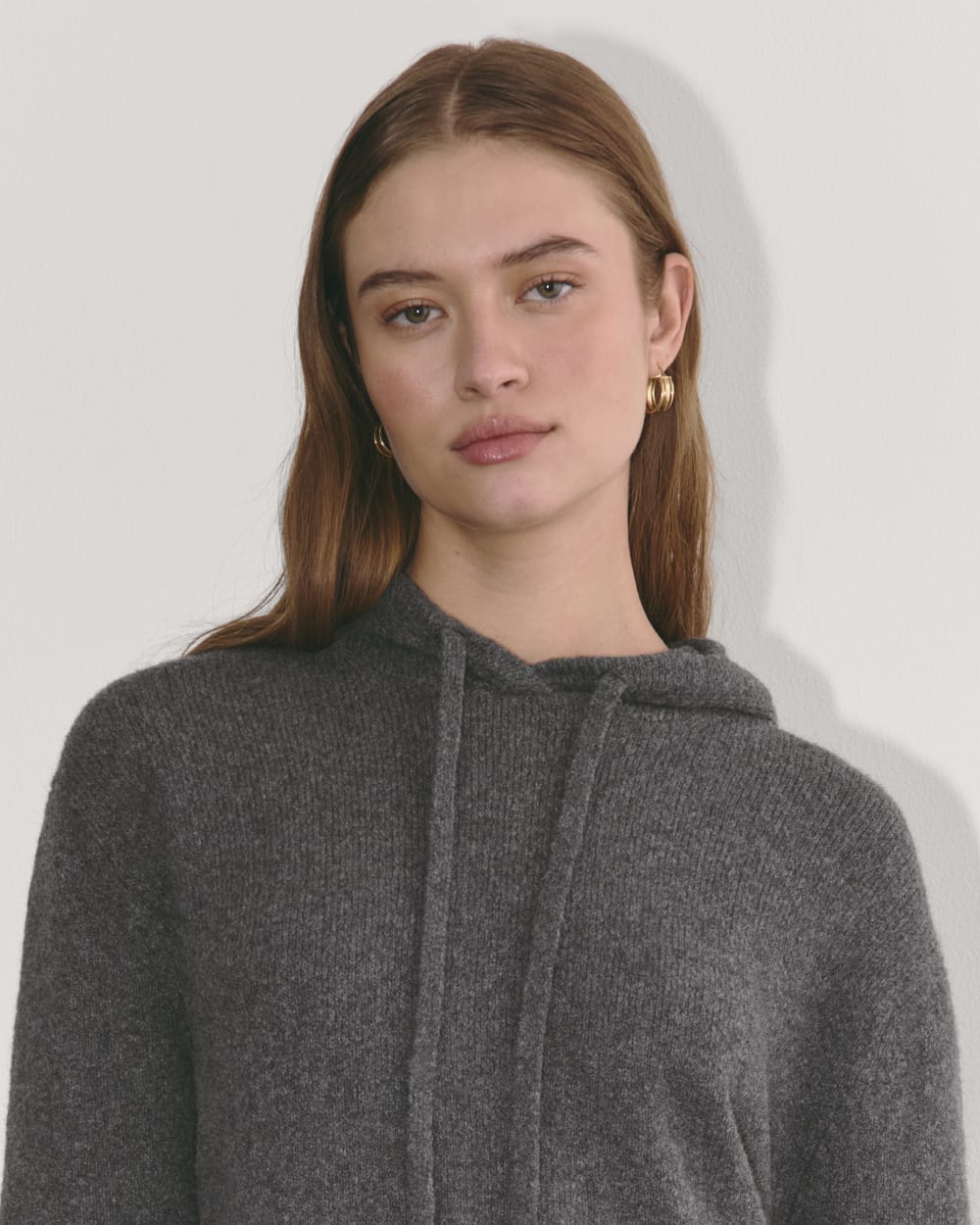 The Oversized Hoodie in Plush Cotton | Charcoal