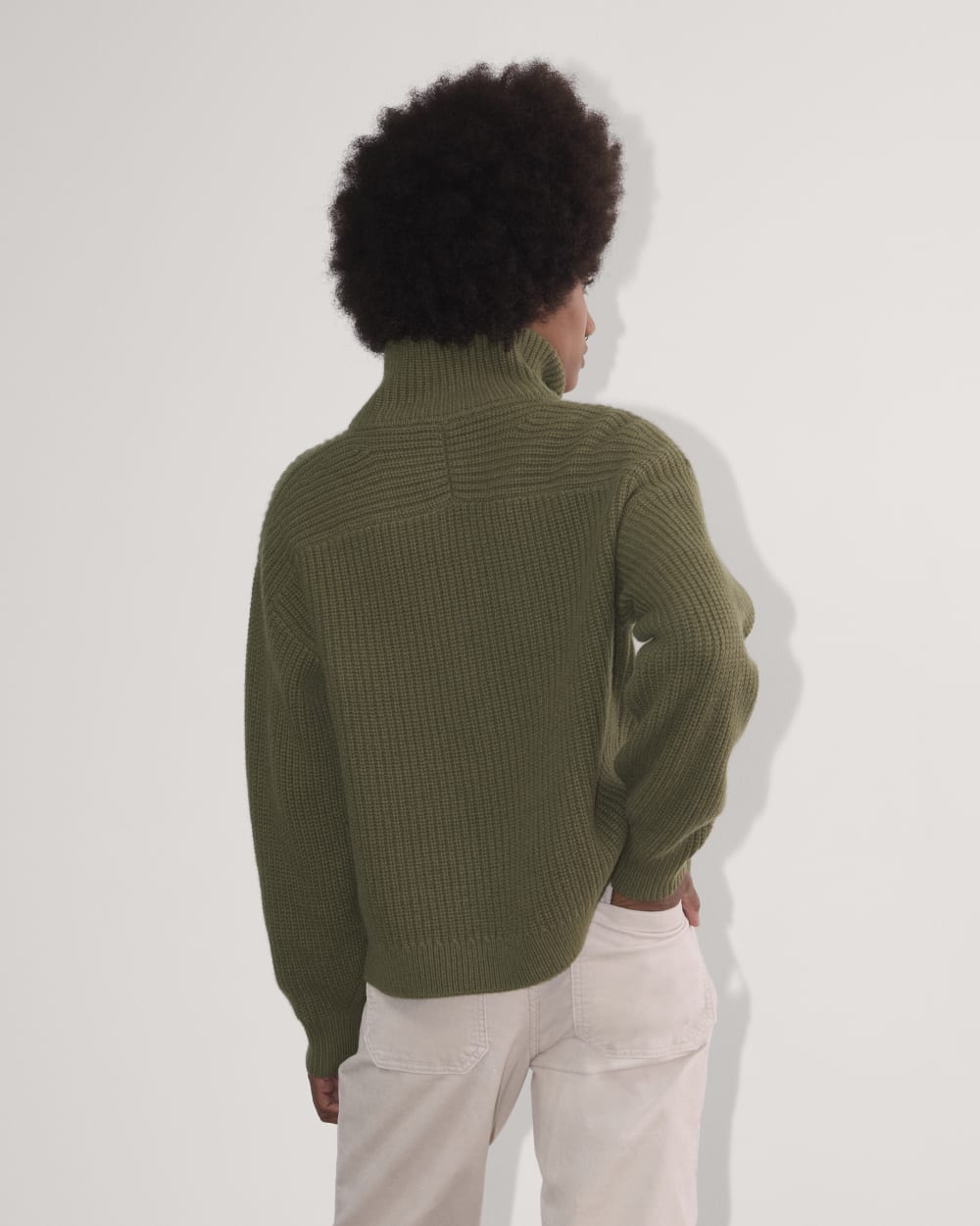 The Half-Zip Sweater in Luxe Merino | Kalamata