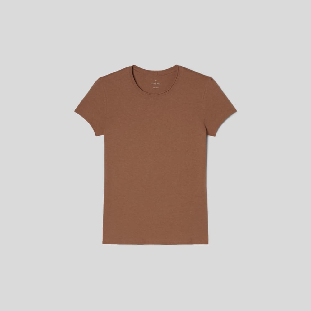The Relaxed Hemp Tee | Carob Brown
