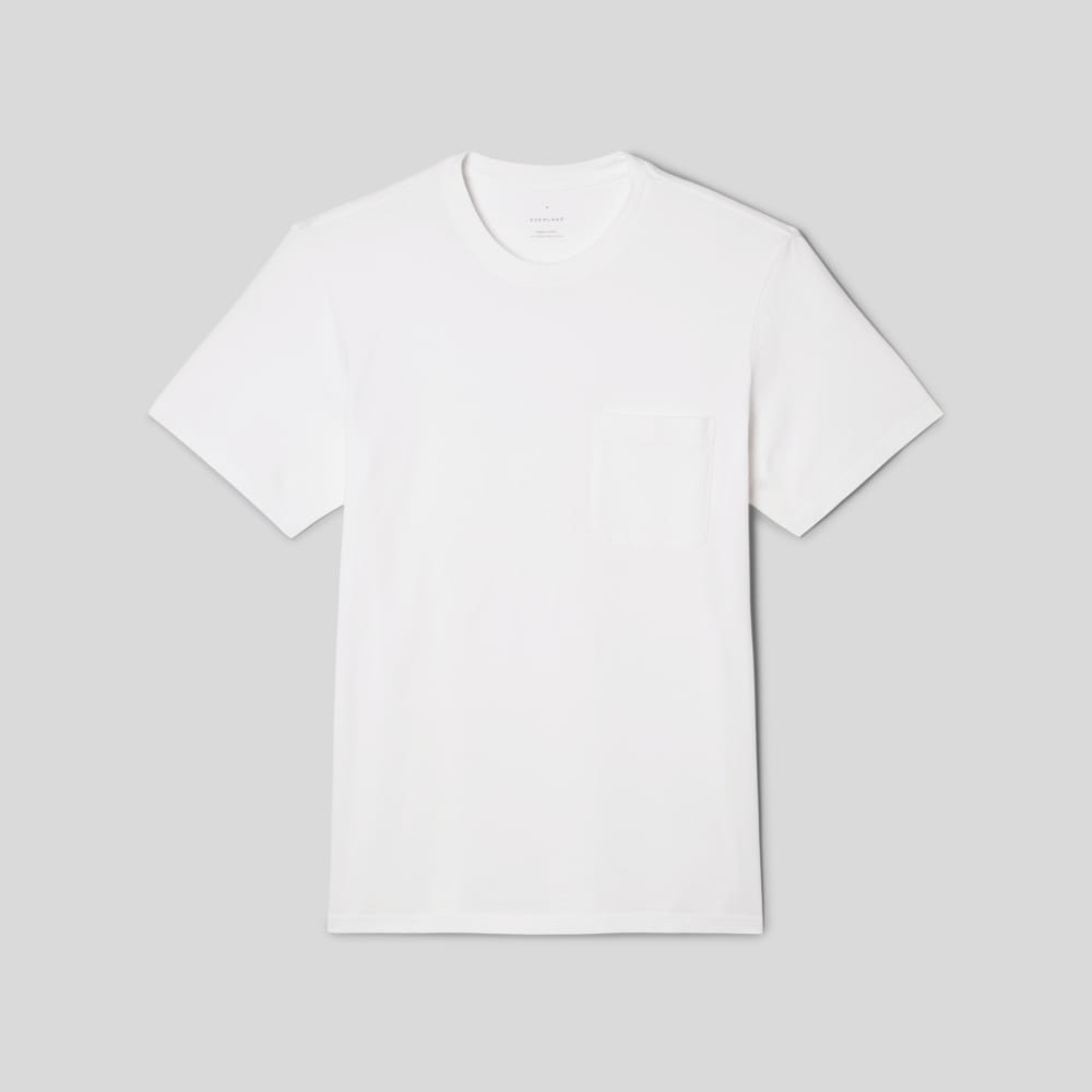 The Premium-Weight Pocket Tee | Uniform | White