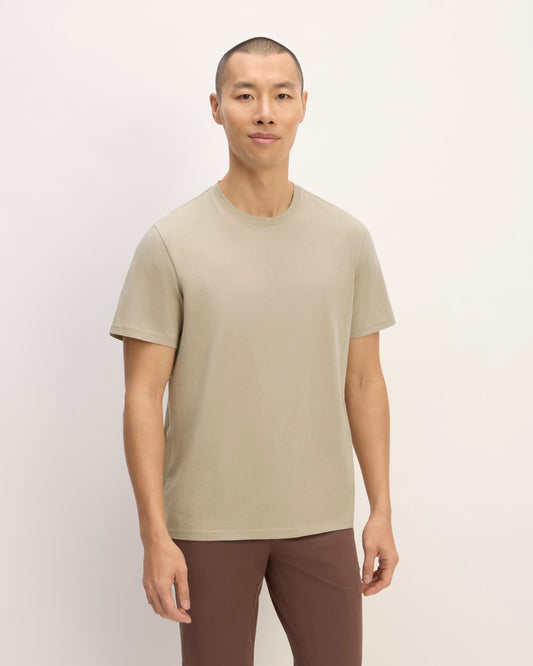 The Essential Organic Crew | Trench Coat Khaki