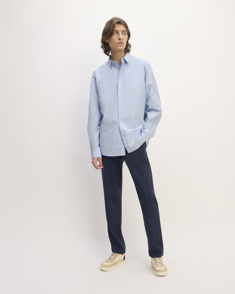 The Supima® Poplin Shirt | Light Blue