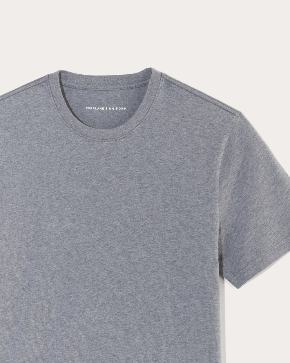 The Essential Organic Crew | Heather Sage Blue