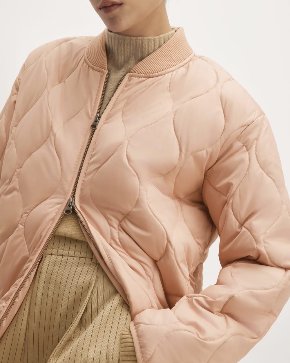 The ReNew Long Liner | Blush Pink