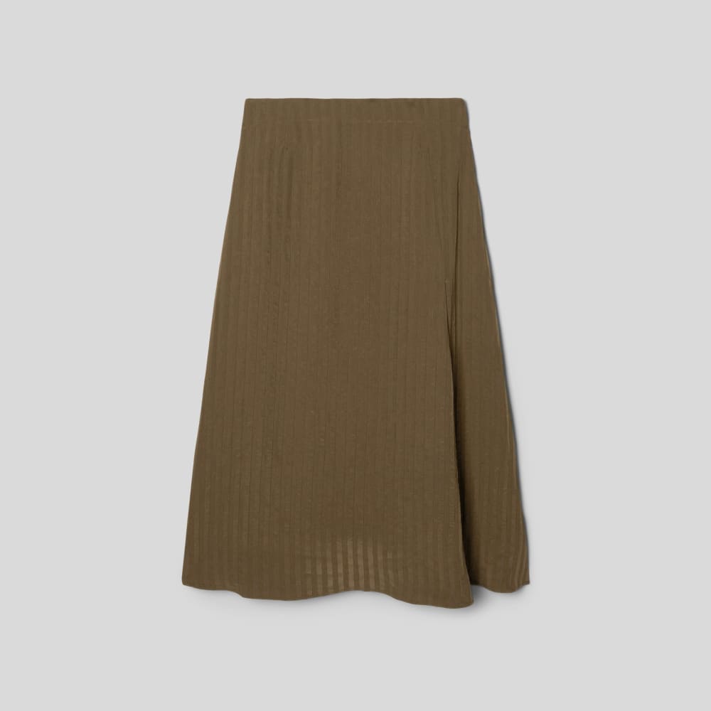 The City Stripe Midi Skirt | Beech