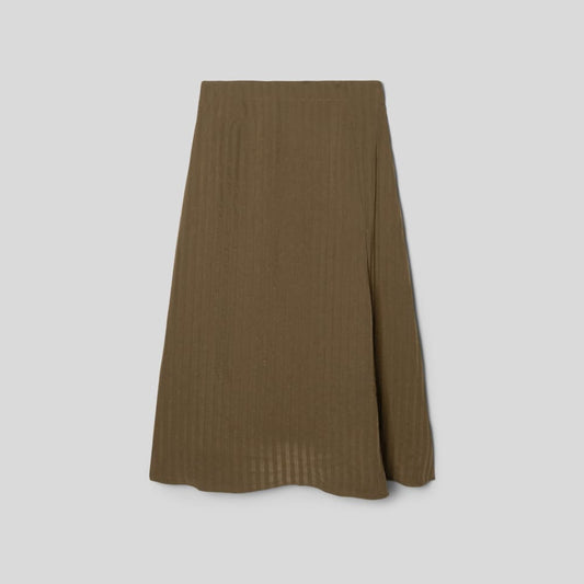 The City Stripe Midi Skirt | Beech