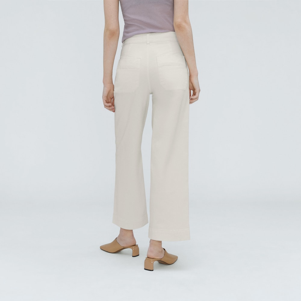 The Organic Wide-Leg Pant | Bone