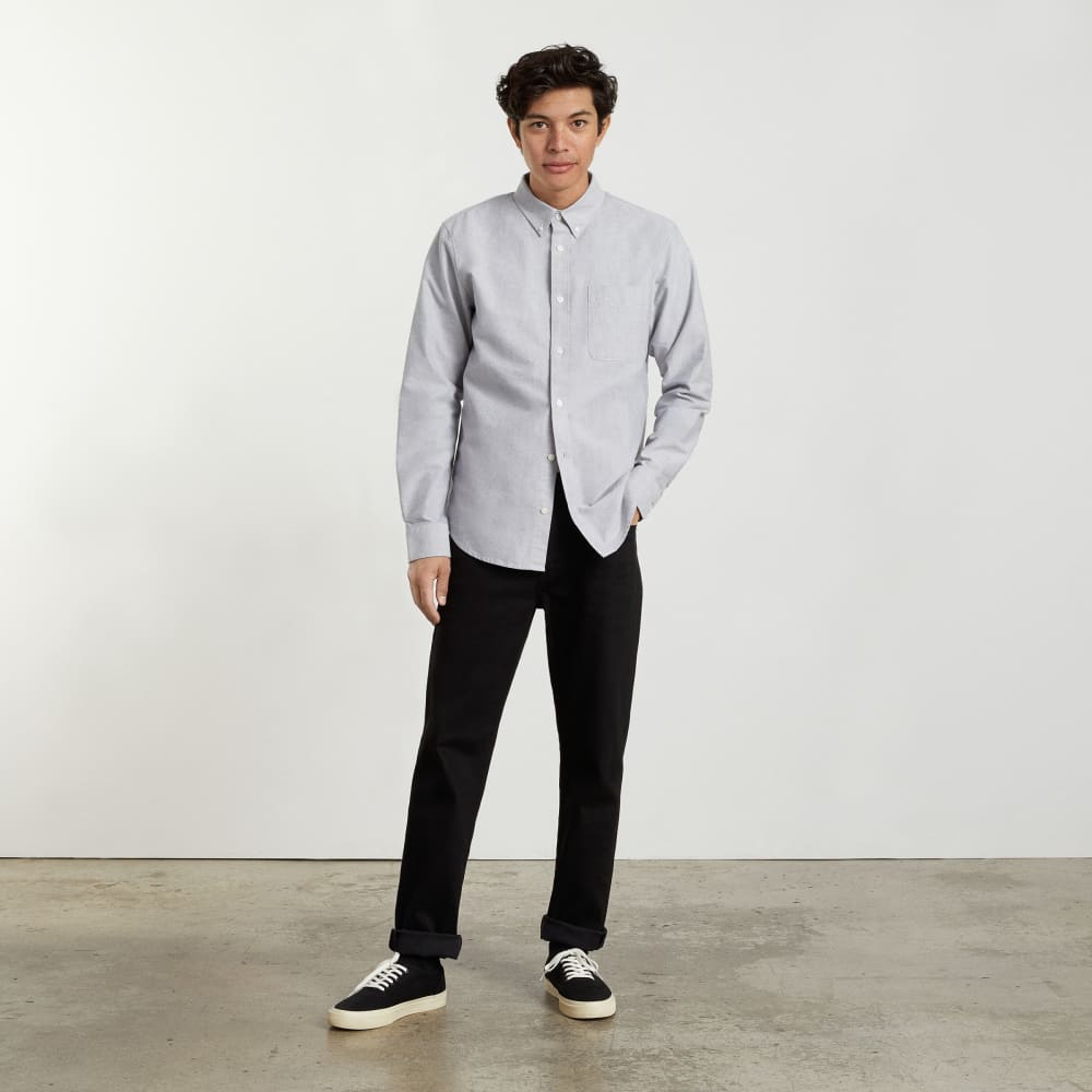 The Standard Fit Japanese Oxford Shirt | Uniform | Cloud Grey | Standard