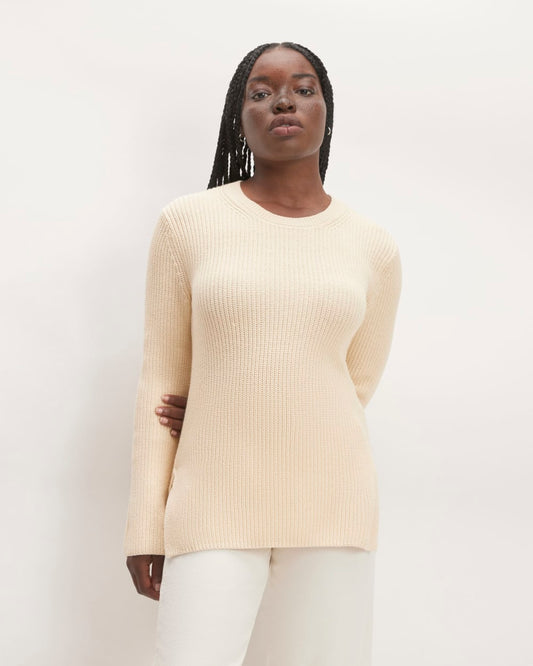 The Organic Cotton Slim Crew Sweater | Canvas