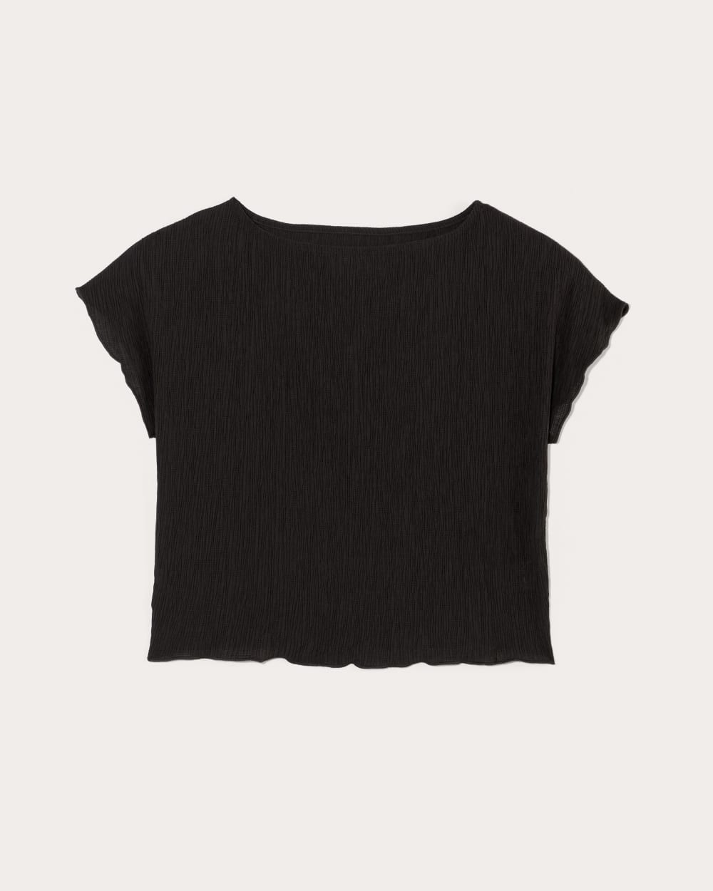 The Crinkle Top | Black