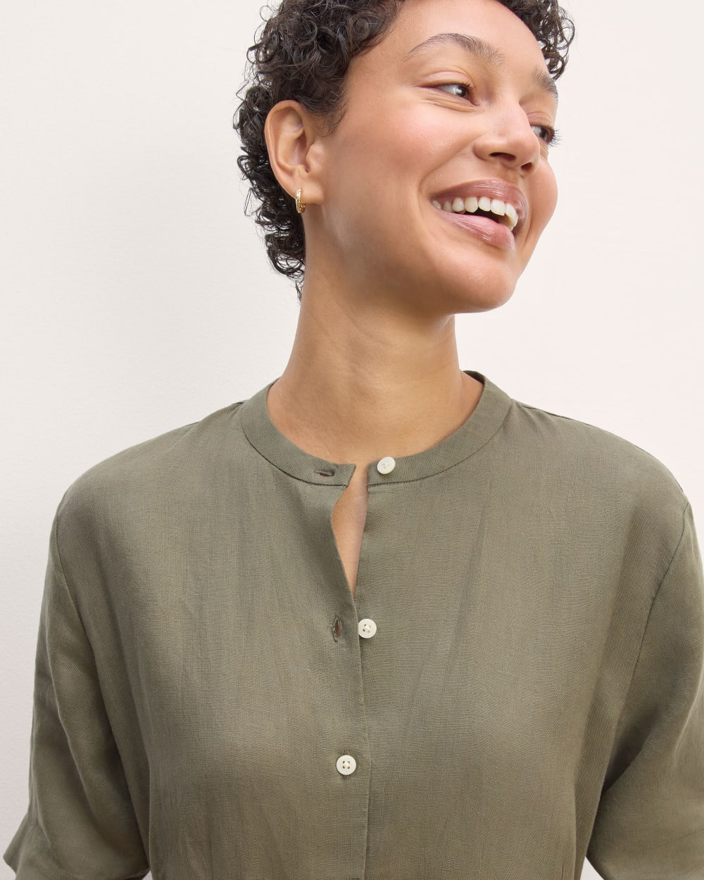 The Frolic Dress in Linen | Kalamata