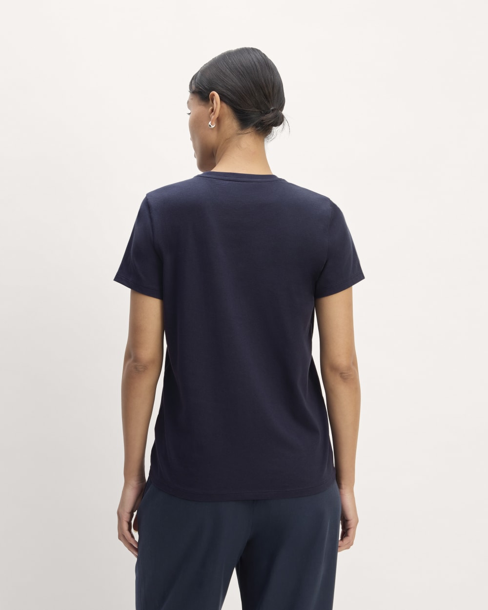 The Slim Crew in Essential Cotton | Navy