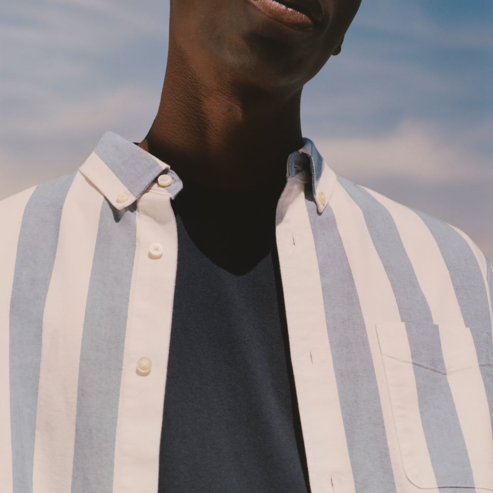 The Classic Oxford Shirt | Mazarine Blue / Bone | Standard