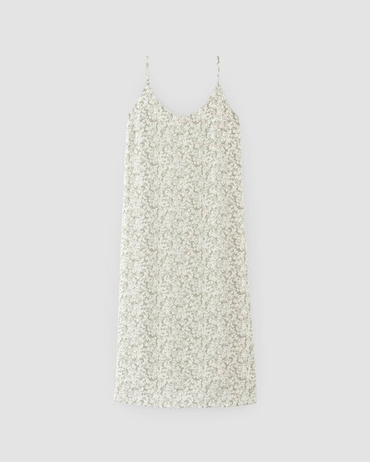 The Summer Slip Dress | Sage Mini Floral