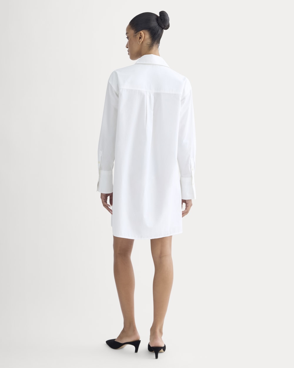 The Mini Shirtdress in Ultrasoft Cotton | White