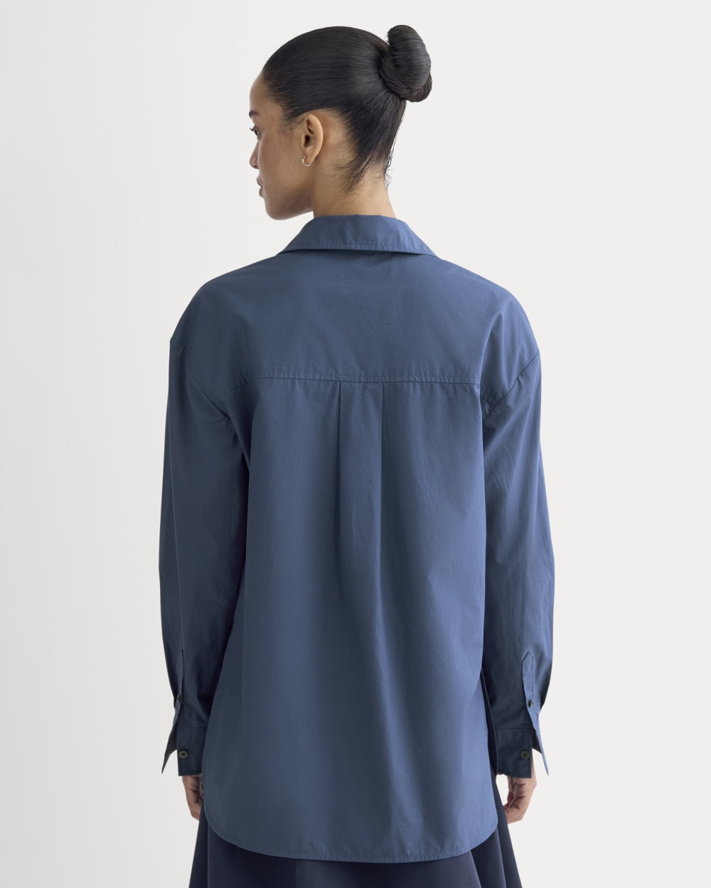 The Boyfriend Shirt in Ultrasoft Cotton | Deep Lazuli Blue
