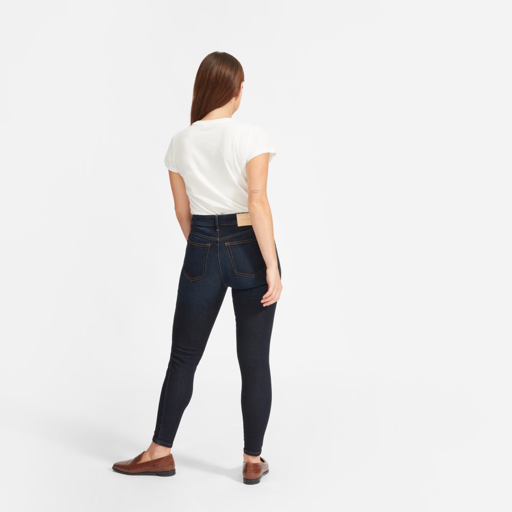 The Curvy Authentic Stretch High-Rise Skinny Jean | Dark Blue Wash | 26.5 Inseam