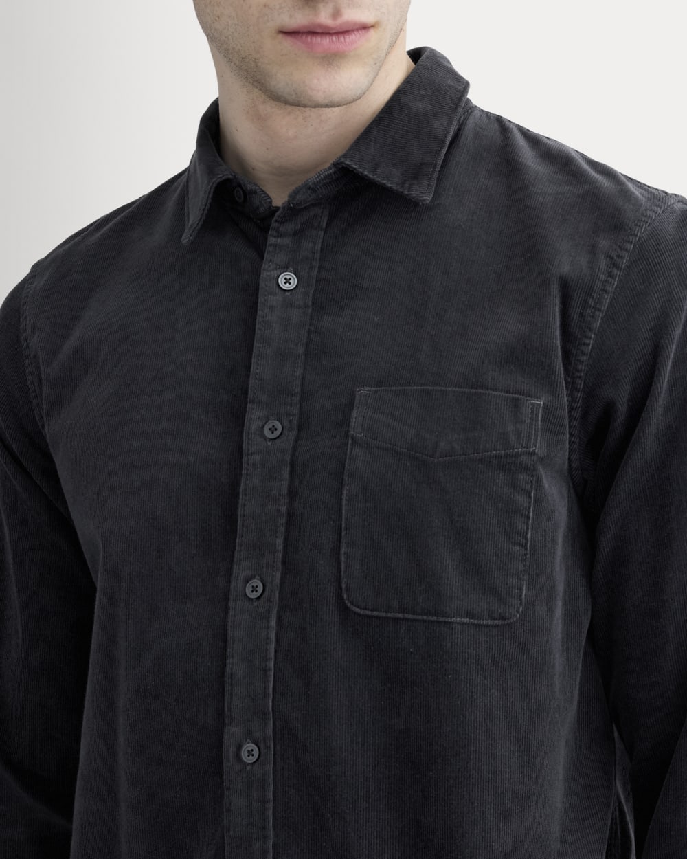 The Classic Shirt in Corduroy | Graphite