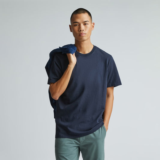 The Premium-Weight Crew | Uniform | Deep Navy