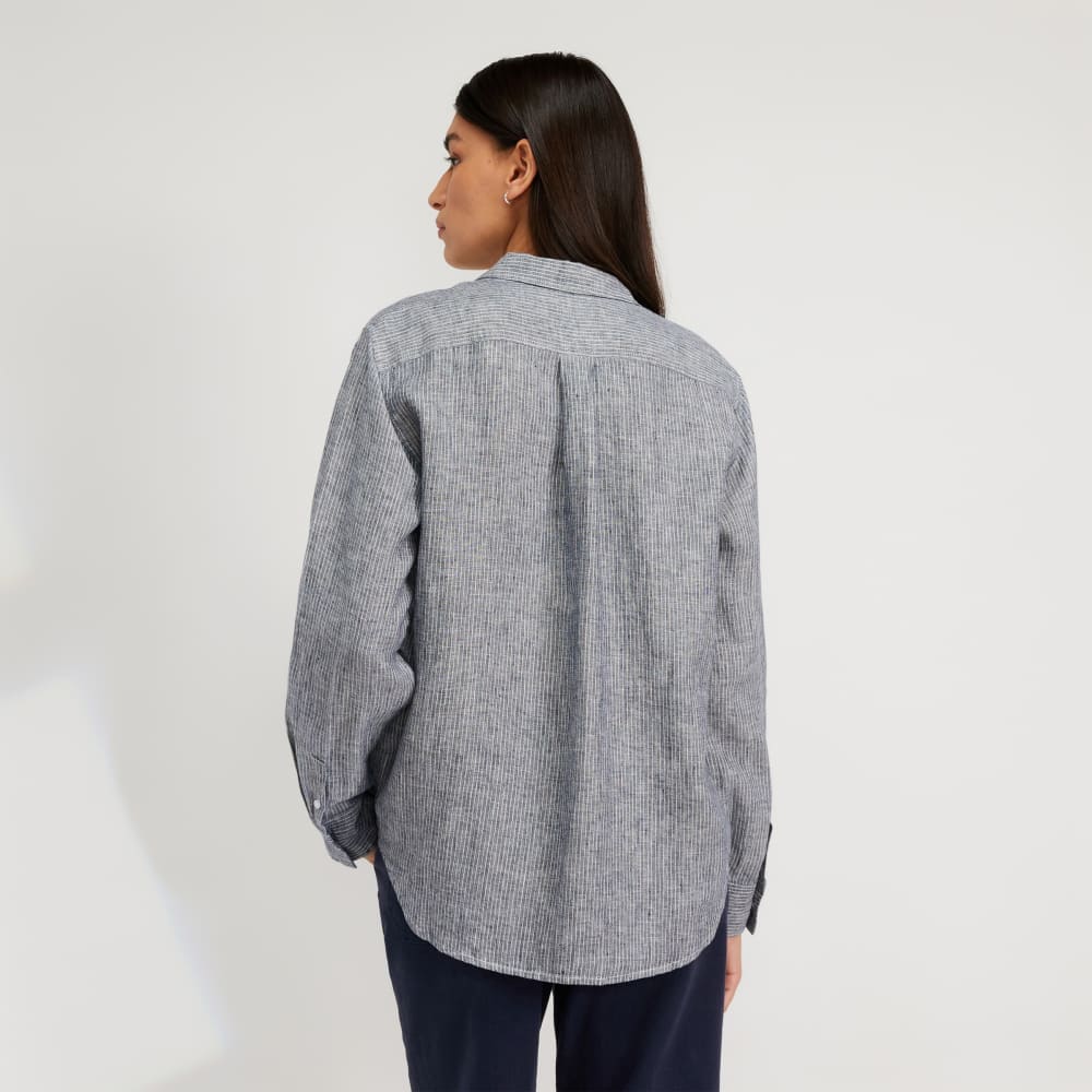 The Must-Have Shirt in Linen | Canvas Tan / Navy