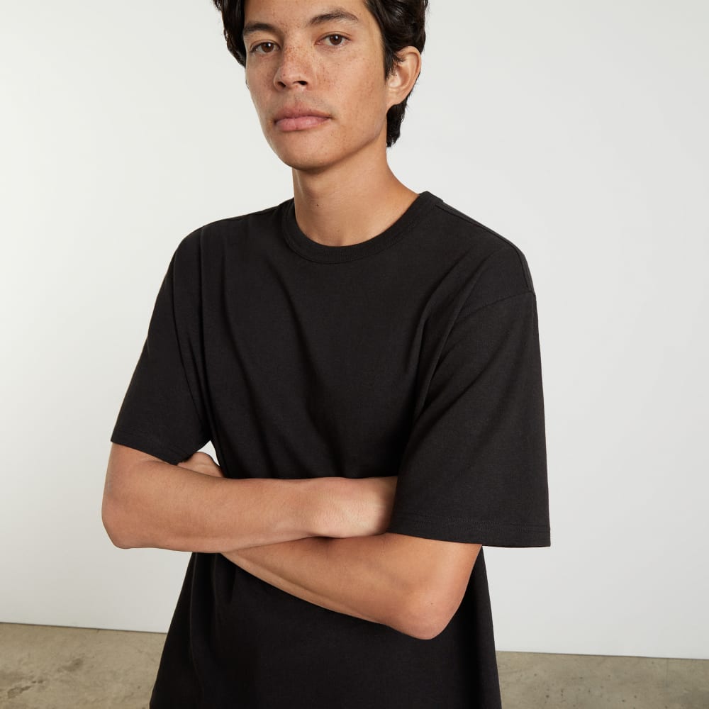 The Everyone Relaxed Hemp Tee | Black