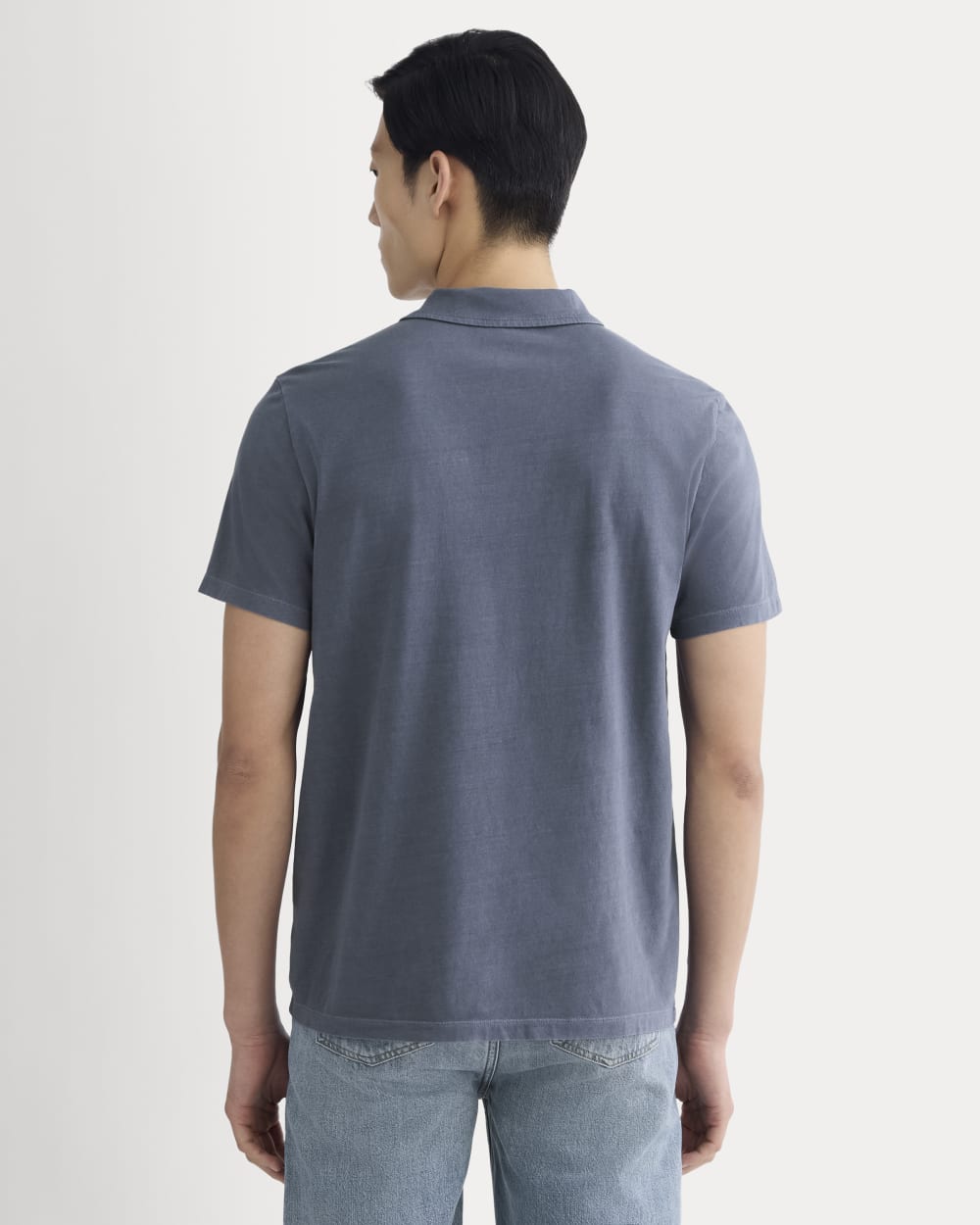 The Essential Organic Garment-Dyed Polo | Navy