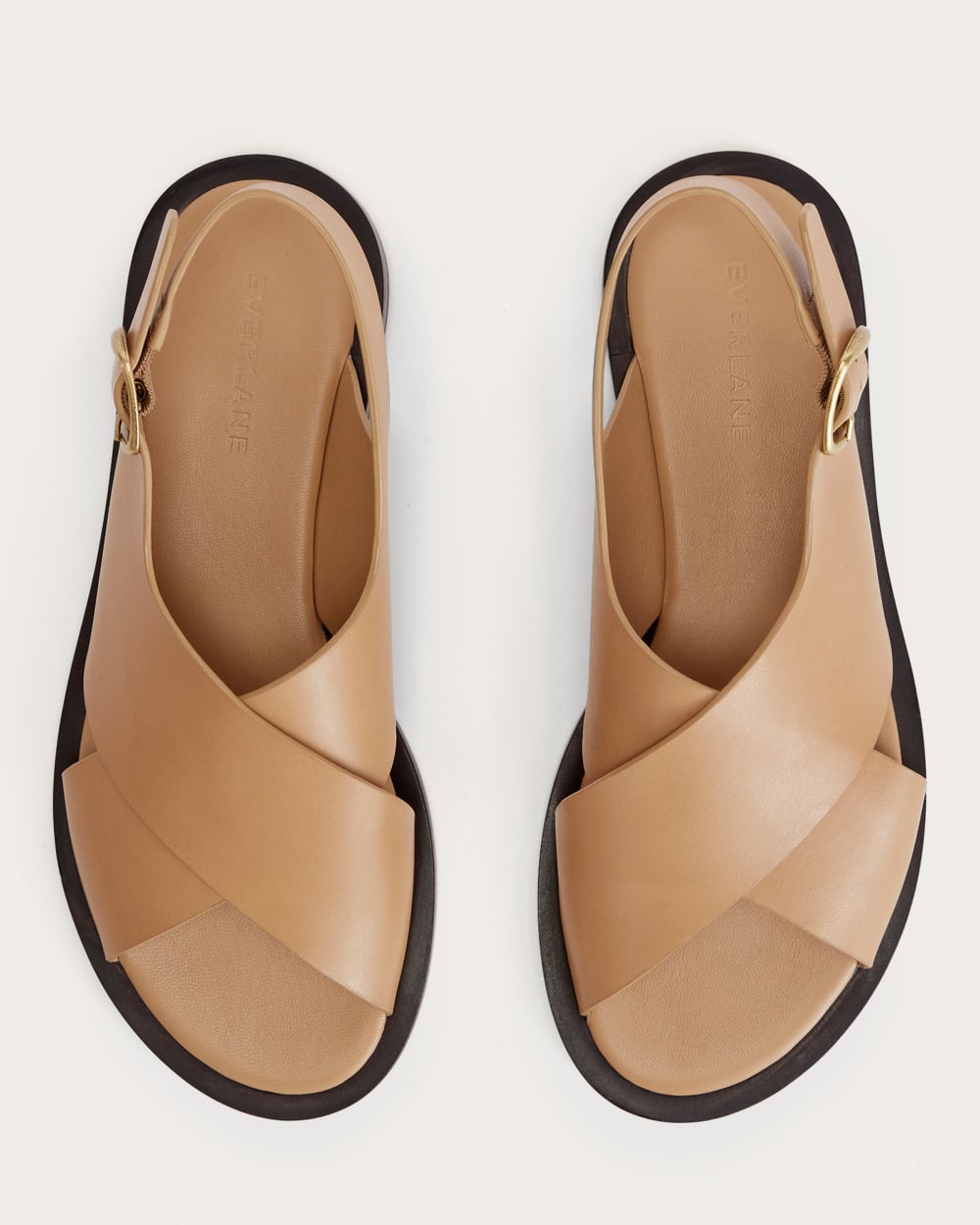 The City Crossover Sandal | Light Taupe