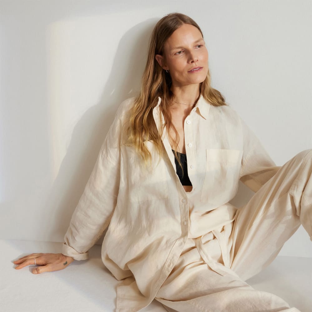 The Way-Long Linen Shirt | Canvas