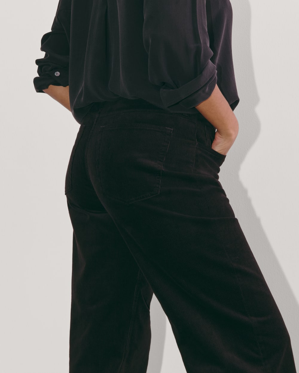 The Mid-Way Pant in Corduroy | Black