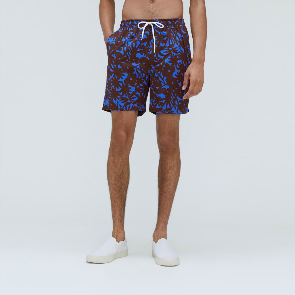 The ReNew Swim Short | Chicory Floral