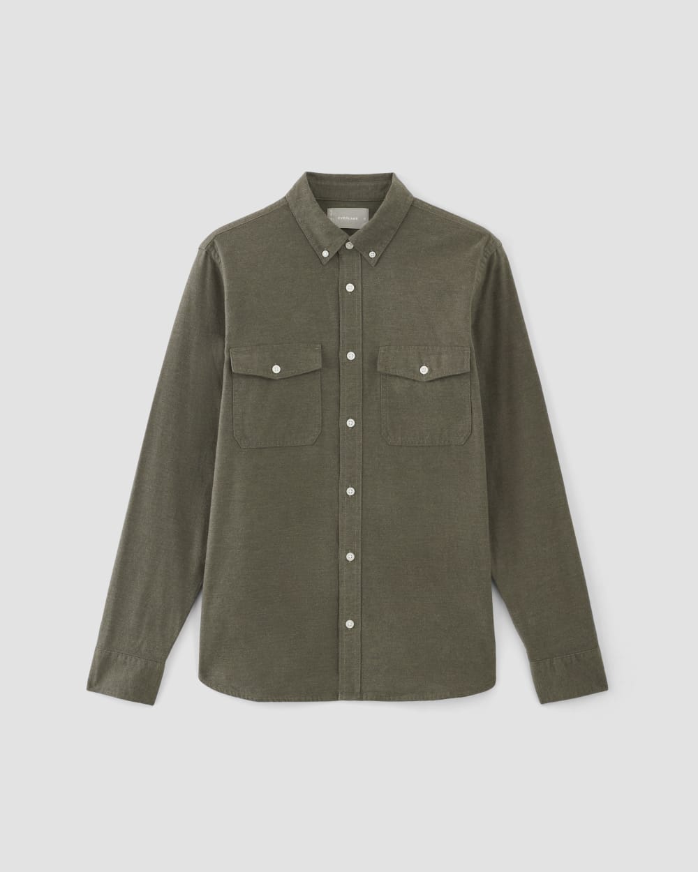The Brushed Flannel Shirt | Heathered Thyme