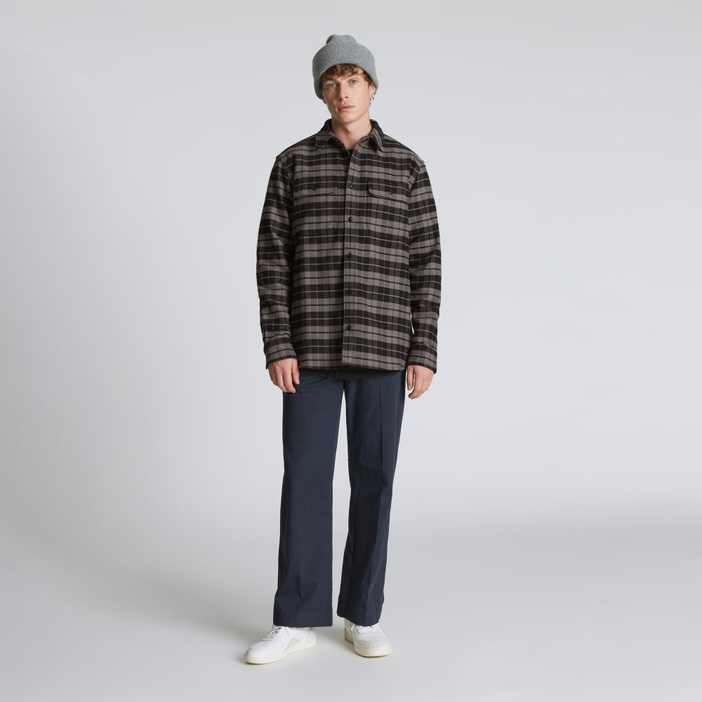 The Heavyweight Overshirt | Uniform | Pewter Plaid