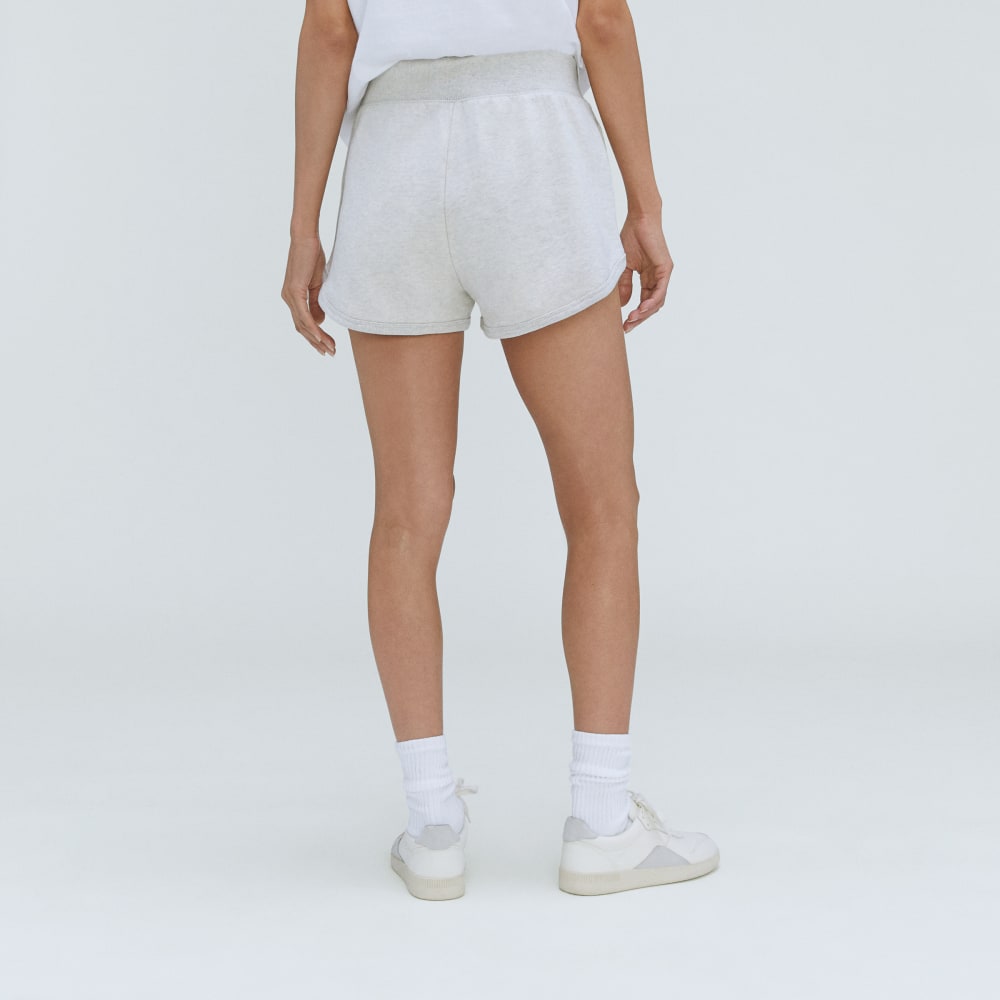 The Track Sweatshort | Light Heather Grey