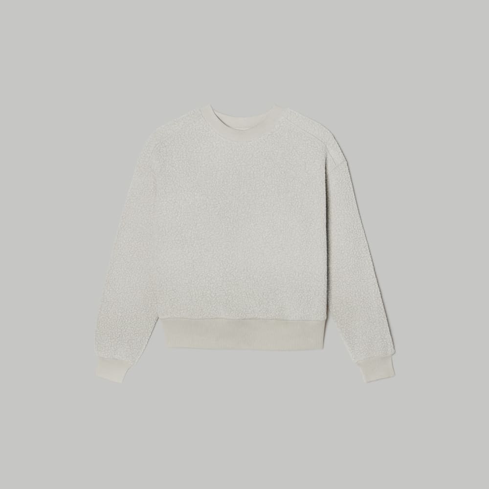 The ReNew Teddy Oversized Crew | Oat