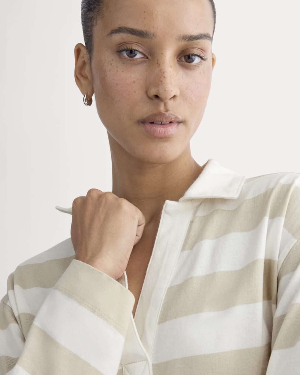 The Mariner Rugby Top | Peyote / Bone