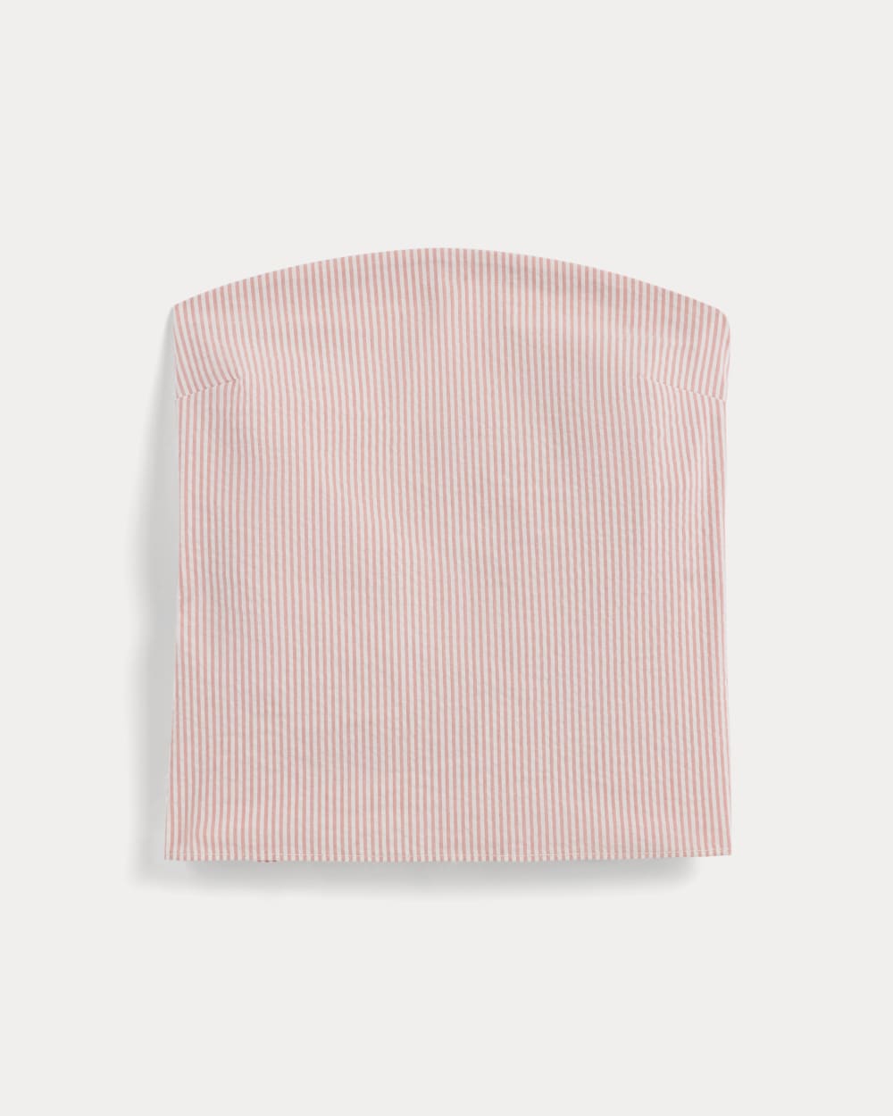 The Seersucker Tube Top | Soft Orange