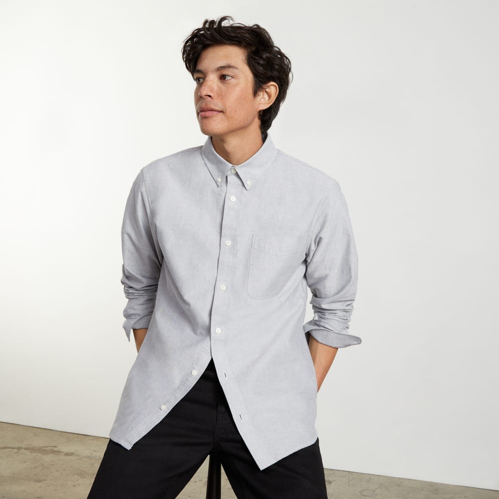 The Standard Fit Japanese Oxford Shirt | Uniform | Cloud Grey | Standard